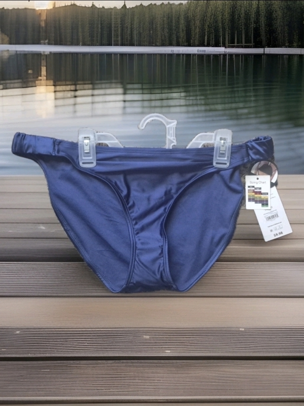 No Boundaries Navy Bikini Bottoms